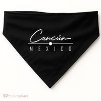 Cancun Mexico Meaningful Gift And USA-Made Doggie Bandana thumb 0