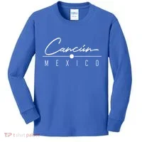 Cancun Mexico Meaningful Gift And Kids Long Sleeve Shirt thumb 0