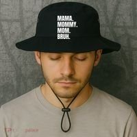 Classic Mama Mommy Mom Bruh Meme Bucket Hat thumb 2