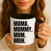 Classic Mama Mommy Mom Bruh Meme Coffee Mug thumb 3