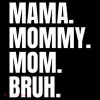 Classic Mama Mommy Mom Bruh Meme Women's Hoodie thumb 2