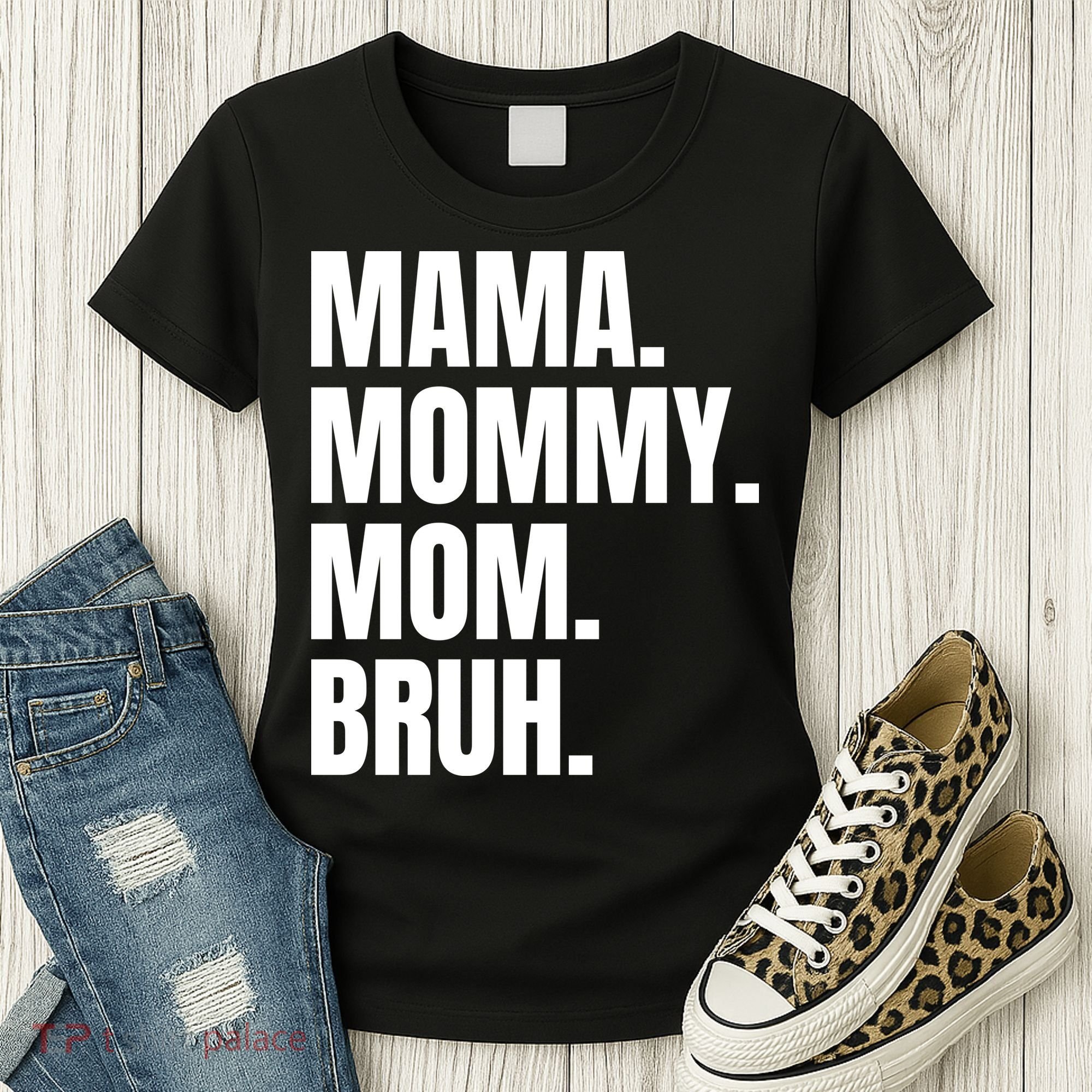 Classic Mama Mommy Mom Bruh Meme Women's T-Shirt