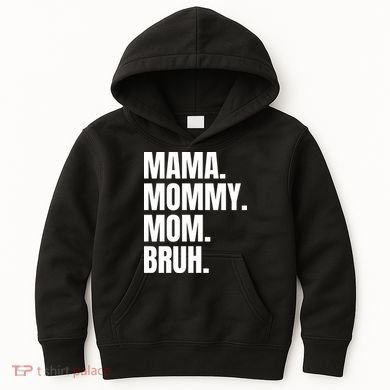Classic Mama Mommy Mom Bruh Meme Kids Hoodie