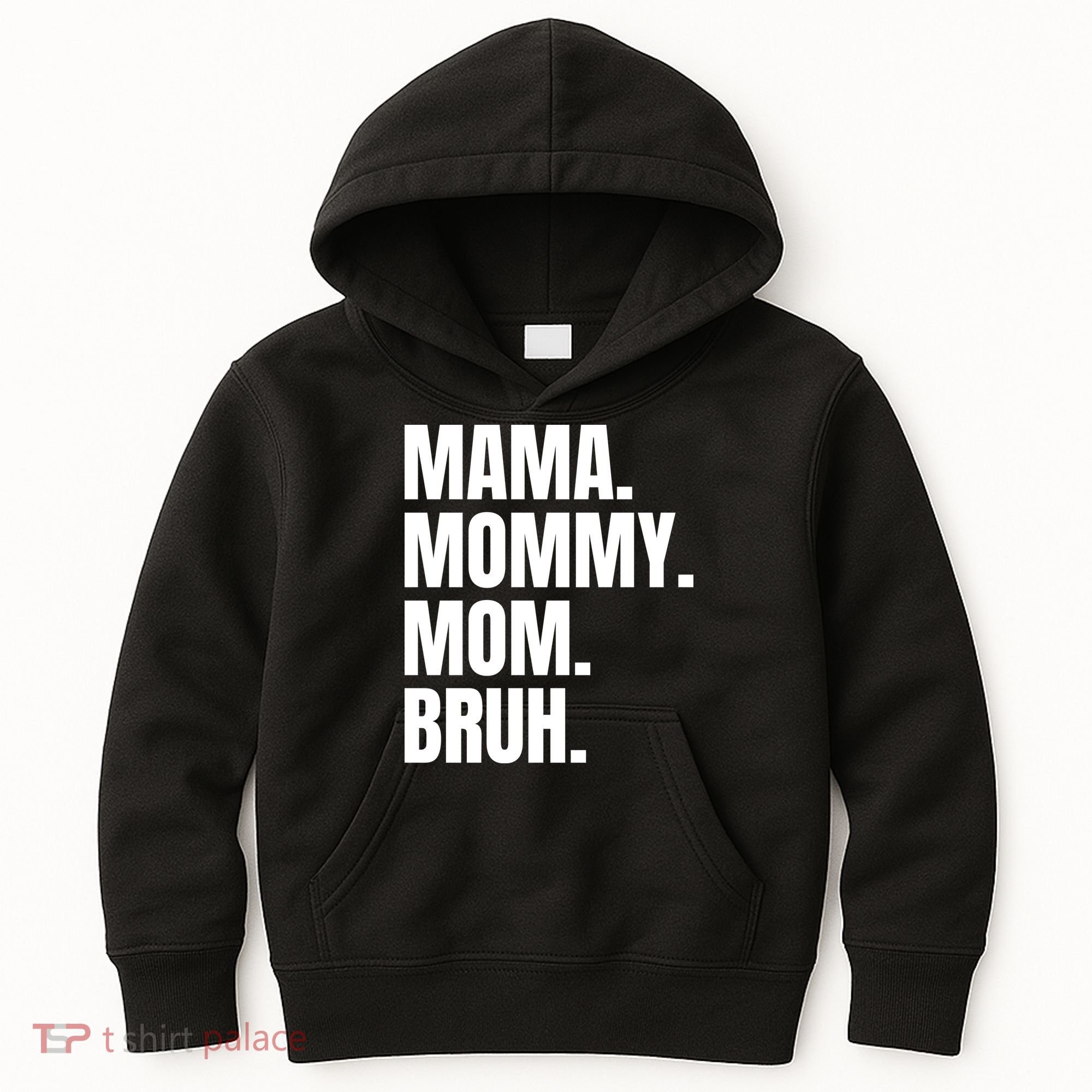 Classic Mama Mommy Mom Bruh Meme Kids Hoodie