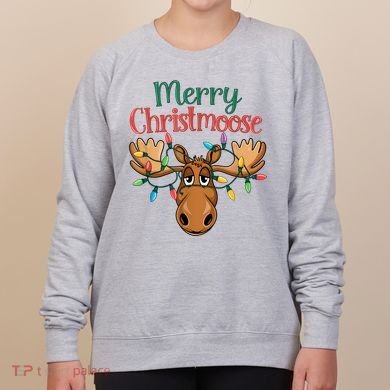 Christmas Moose Merry Christmoose Women's Sweatshirt