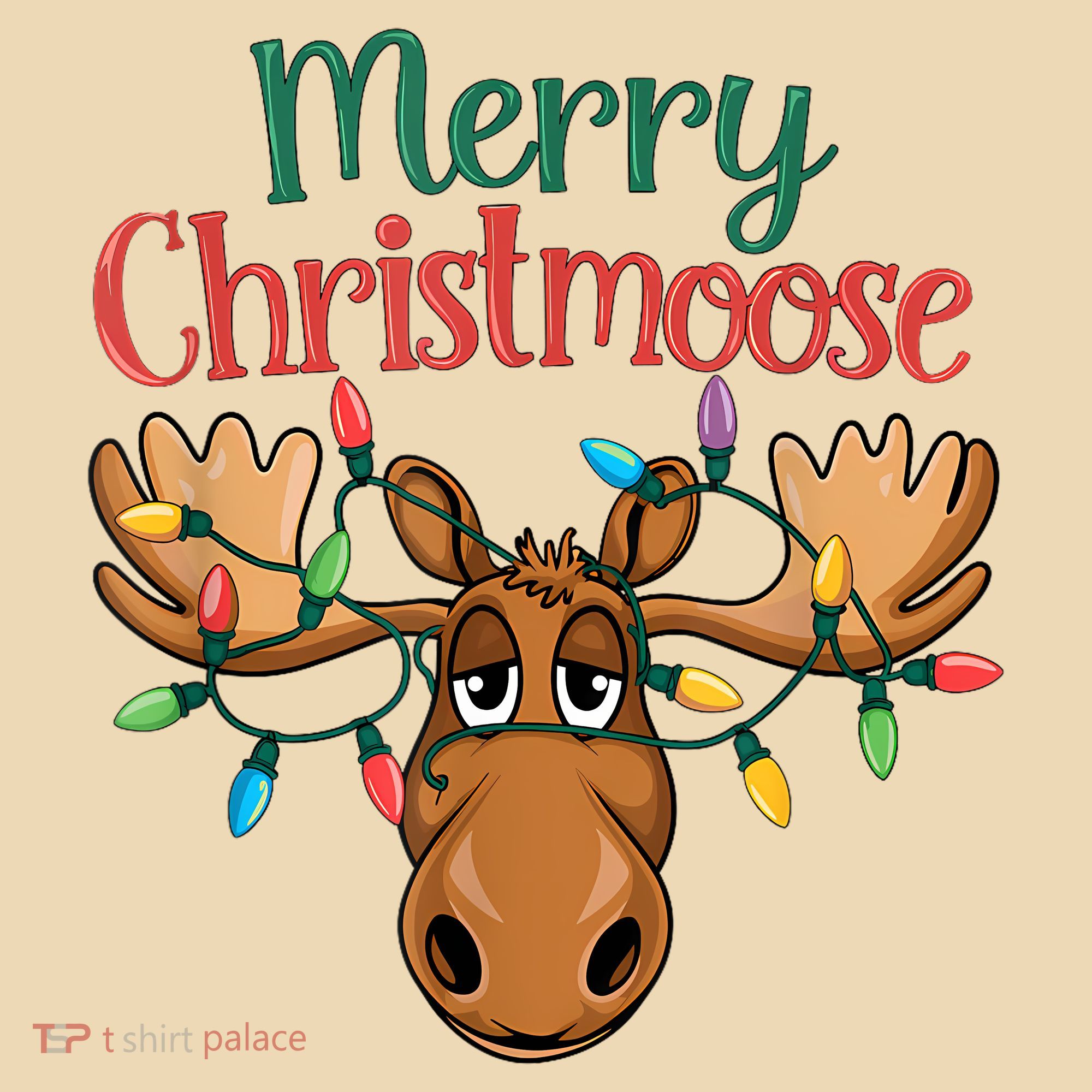 Christmas Moose Merry Christmoose Tote Bag