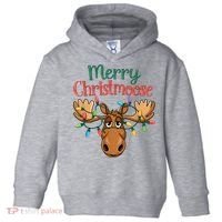 Christmas Moose Merry Christmoose Toddler Hoodie thumb 0
