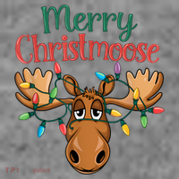 Christmas Moose Merry Christmoose Toddler Hoodie thumb 2