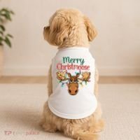Christmas Moose Merry Christmoose Doggie Tank thumb 2
