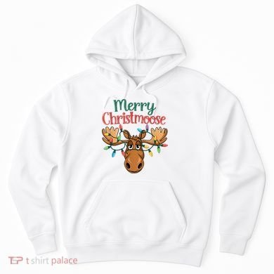 Christmas Moose Merry Christmoose Hoodie