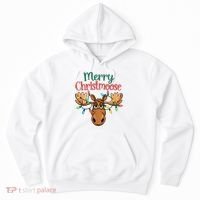 Christmas Moose Merry Christmoose Hoodie thumb 0