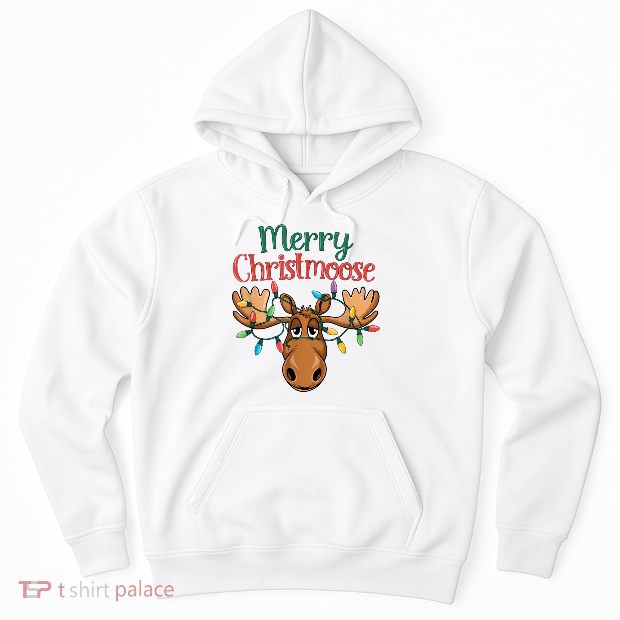 Christmas Moose Merry Christmoose Hoodie