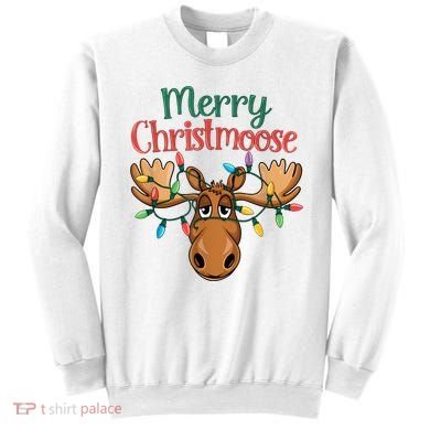 Christmas Moose Merry Christmoose Sweatshirt