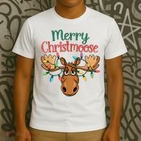 Christmas Moose Merry Christmoose T-Shirt thumb 3