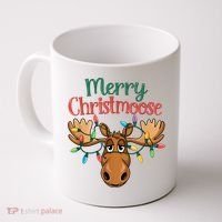 Christmas Moose Merry Christmoose Coffee Mug thumb 0