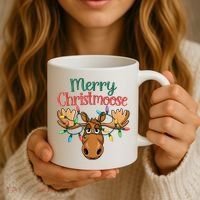 Christmas Moose Merry Christmoose Coffee Mug thumb 3