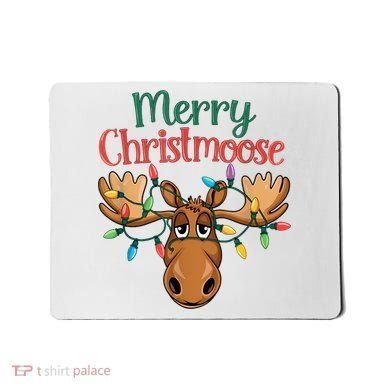 Christmas Moose Merry Christmoose Mousepad