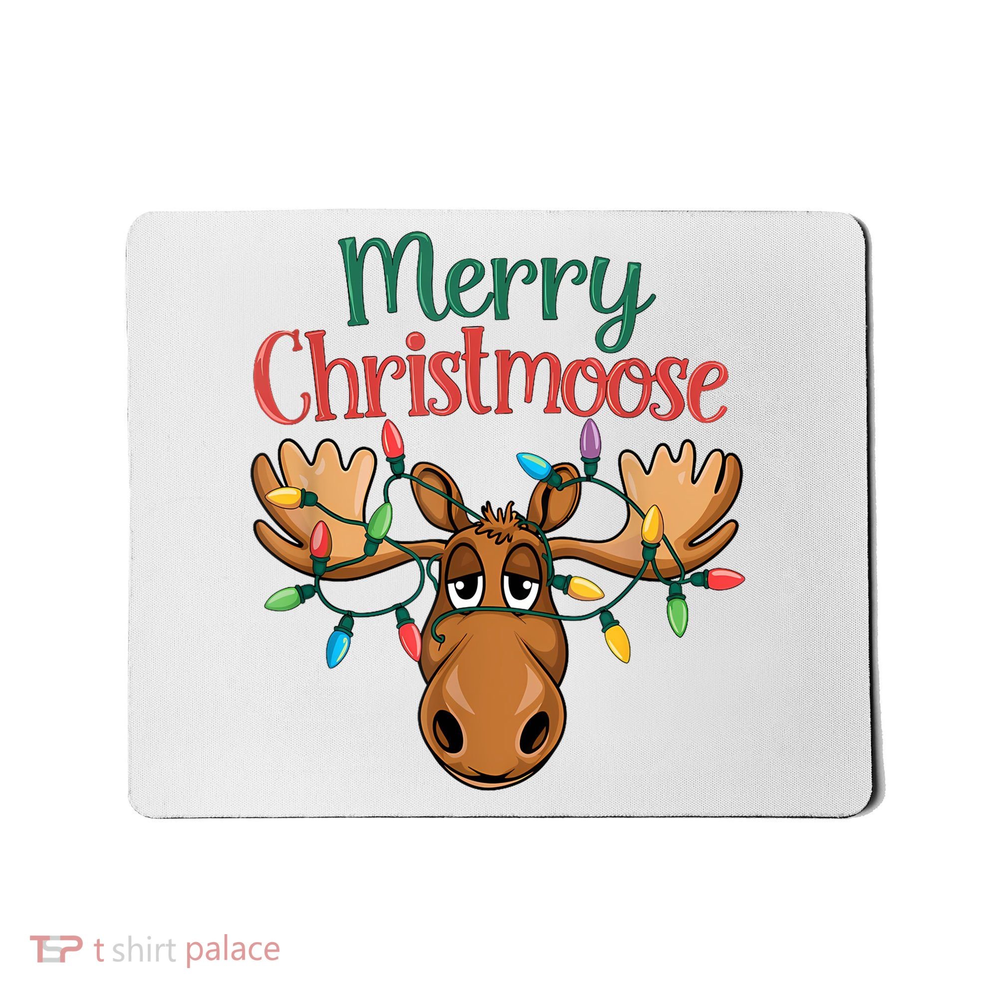 Christmas Moose Merry Christmoose Mousepad