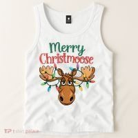 Christmas Moose Merry Christmoose Tank Top thumb 2