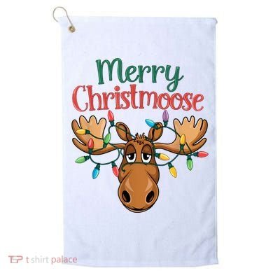 Christmas Moose Merry Christmoose Golf Towel