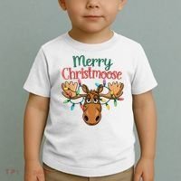Christmas Moose Merry Christmoose Toddler T-Shirt thumb 2
