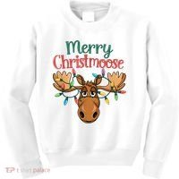 Christmas Moose Merry Christmoose Kids Sweatshirt thumb 0