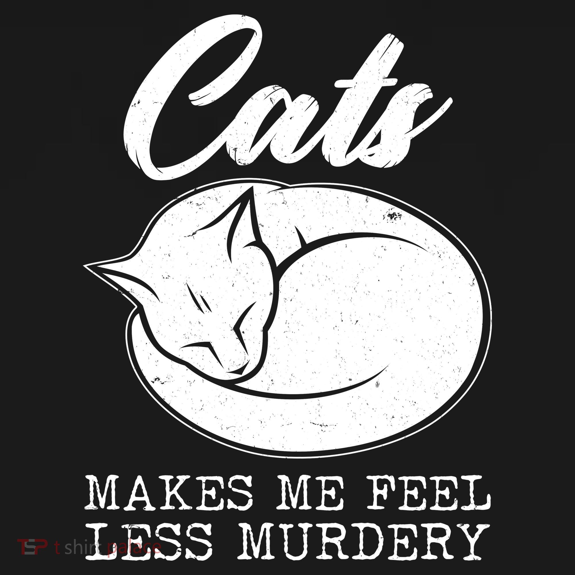 Cats Makes Me Feel Less Murdery USA-Made Doggie Bandana