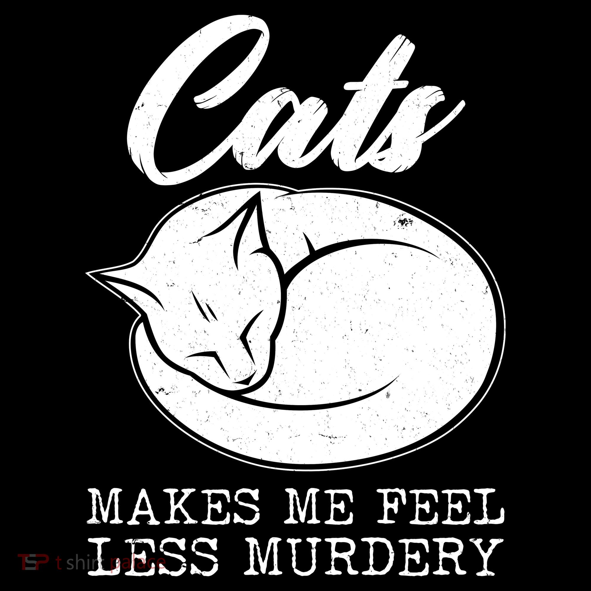 Cats Makes Me Feel Less Murdery Women's Hoodie