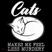 Cats Makes Me Feel Less Murdery Tank Top thumb 6