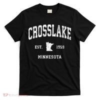 Crosslake Minnesota Mn Vintage Athletic Sports T-Shirt thumb 0