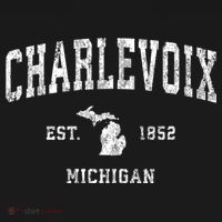 Charlevoix Michigan Mi Vintage Athletic Sports T-Shirt thumb 7