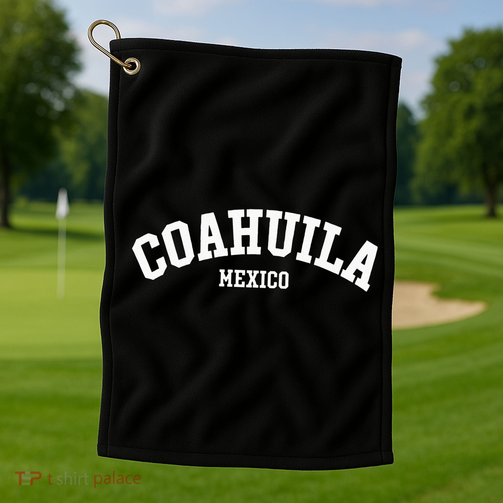 Coahuila Mexico Mexican State Estado Golf Towel