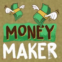Classic Money Maker Rich Man Rules Dollars Business Gift Garment-Dyed Women's Muscle Tee thumb 6