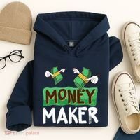 Classic Money Maker Rich Man Rules Dollars Business Gift Hoodie thumb 4