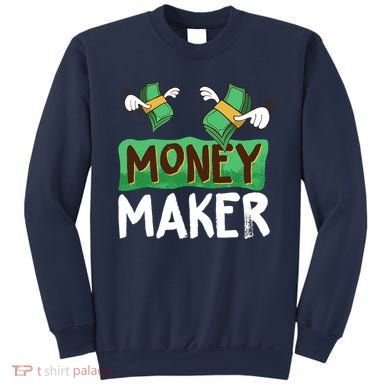 Classic Money Maker Rich Man Rules Dollars Business Gift Sweatshirt