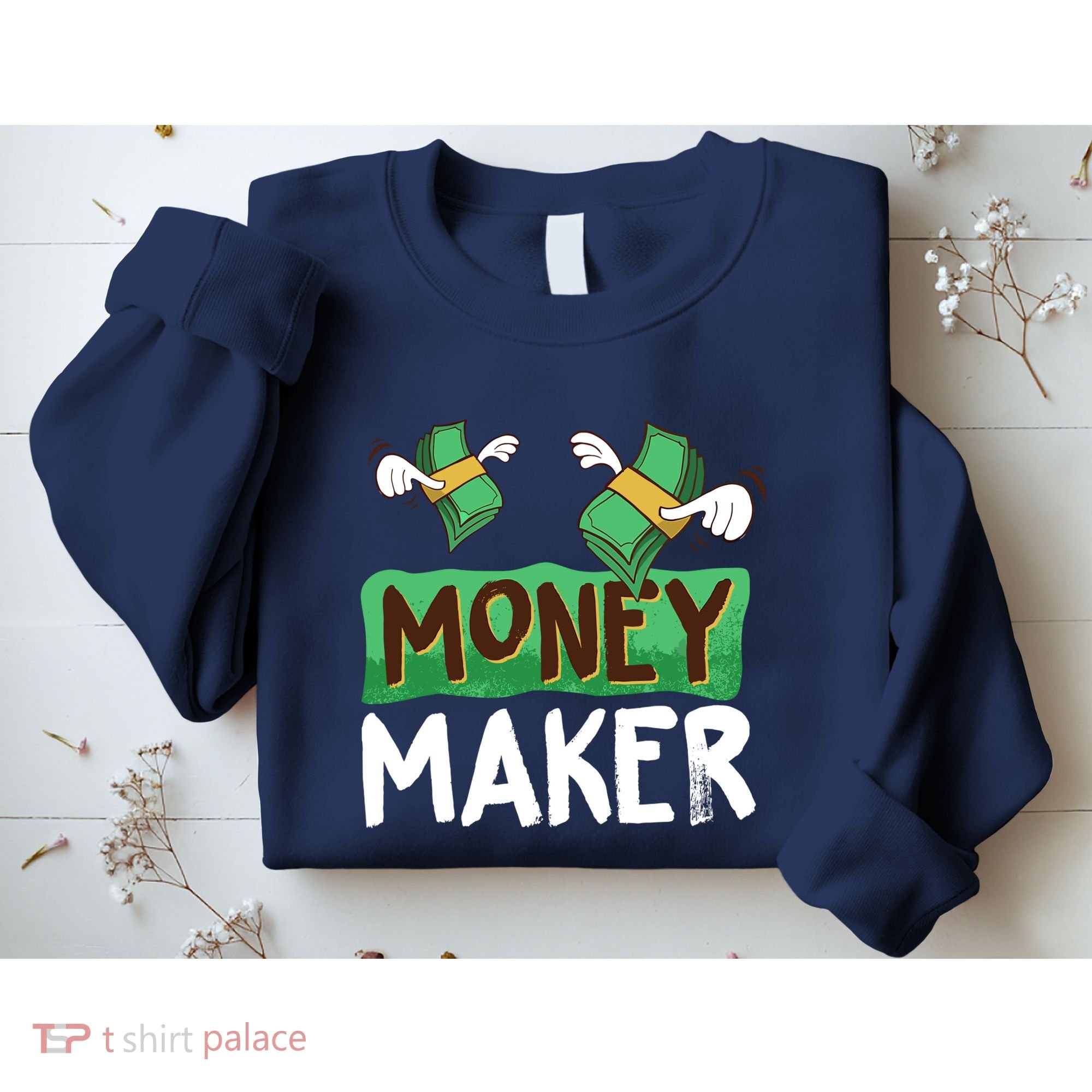Classic Money Maker Rich Man Rules Dollars Business Gift Sweatshirt