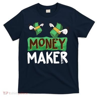 Classic Money Maker Rich Man Rules Dollars Business Gift T-Shirt