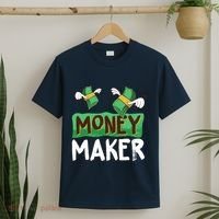 Classic Money Maker Rich Man Rules Dollars Business Gift T-Shirt thumb 2