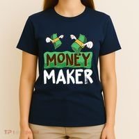 Classic Money Maker Rich Man Rules Dollars Business Gift T-Shirt thumb 4