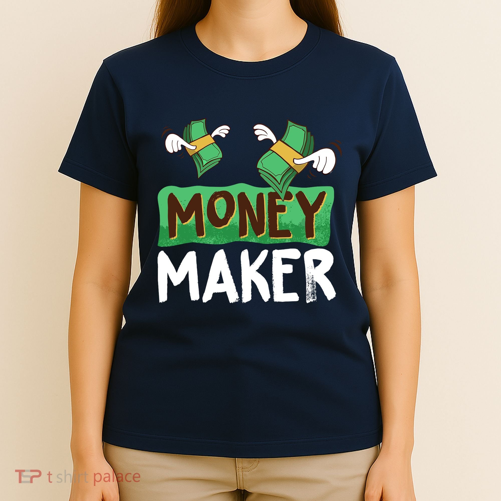 Classic Money Maker Rich Man Rules Dollars Business Gift T-Shirt