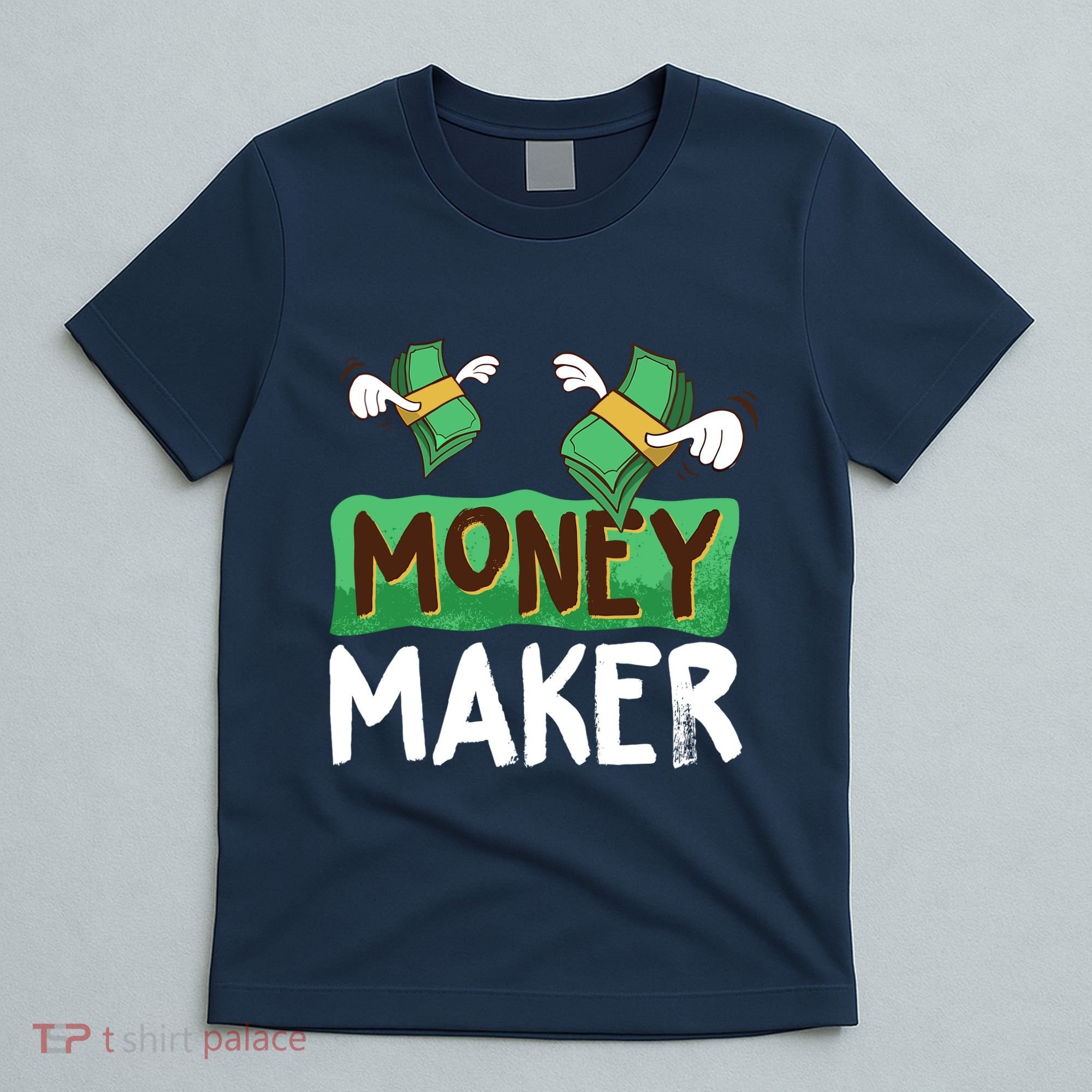 Classic Money Maker Rich Man Rules Dollars Business Gift T-Shirt
