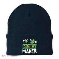 Classic Money Maker Rich Man Rules Dollars Business Gift Beanie thumb 0