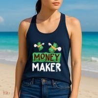 Classic Money Maker Rich Man Rules Dollars Business Gift Women's Tank Top thumb 2