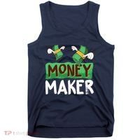 Classic Money Maker Rich Man Rules Dollars Business Gift Tank Top thumb 0