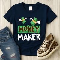 Classic Money Maker Rich Man Rules Dollars Business Gift Women's T-Shirt thumb 3