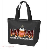 Coffee Mom MAMA Running On Caffeine And Chaos Tote Bag thumb 3