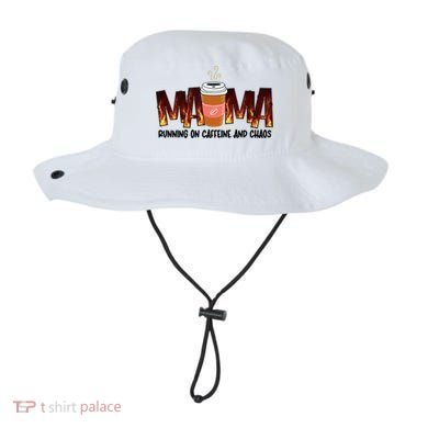 Coffee Mom MAMA Running On Caffeine And Chaos Bucket Hat