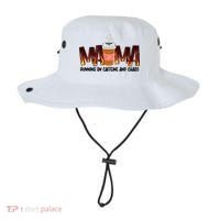 Coffee Mom MAMA Running On Caffeine And Chaos Bucket Hat thumb 0