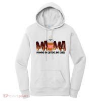 Coffee Mom MAMA Running On Caffeine And Chaos Women's Hoodie thumb 0