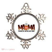 Coffee Mom MAMA Running On Caffeine And Chaos Ornament thumb 0